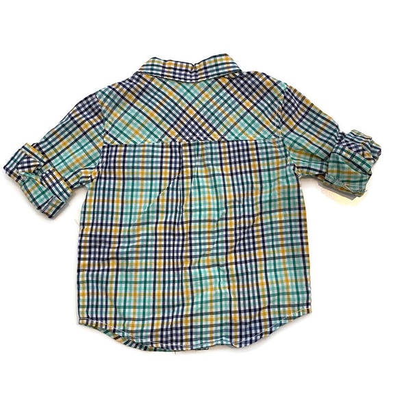 Guess (NEW) Baby Boys Button Down Mid Sleeve Shirt Size 18 Months - Picture 3 of 3